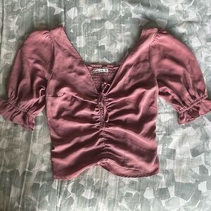 Abercrombie & Fitch Scruch Tie Top